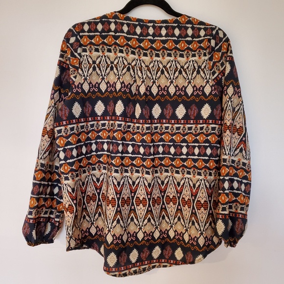 3for$25 Time to Bloom pattern print shirt - Picture 4 of 5